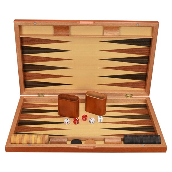 Holz-Backgammon