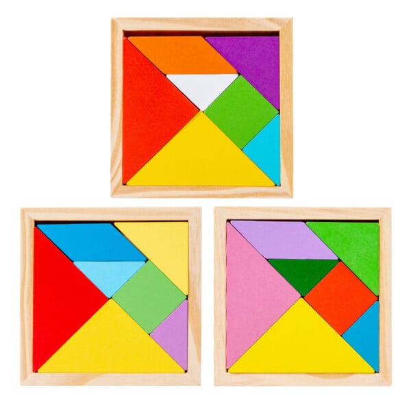 Holz-Tangram Spiel