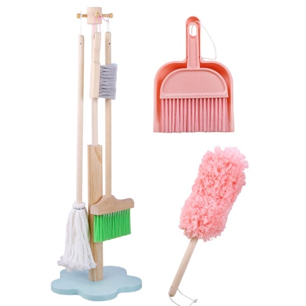 Kinderbesen Set – Holzreinigungsset für Kinder