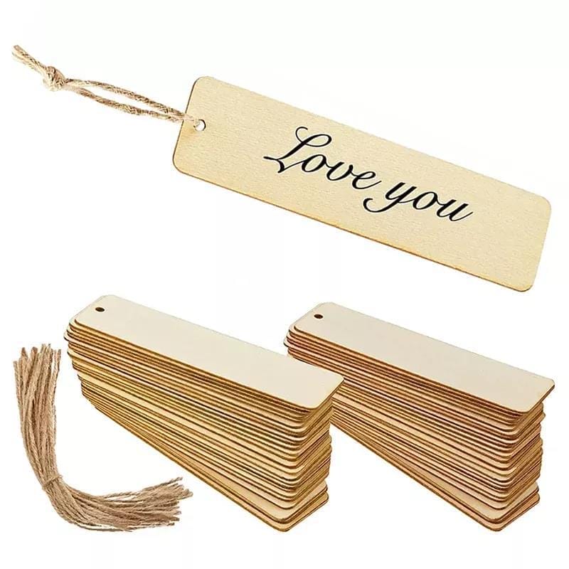 lesezeichen holz blanko