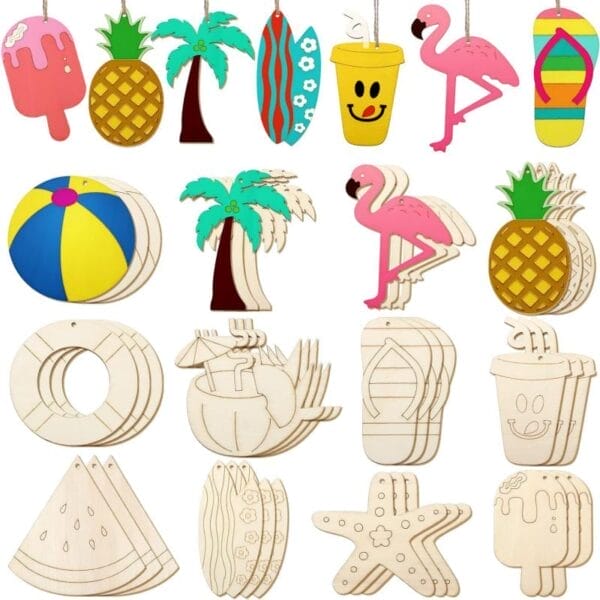 Strand-Themen Holzornamente