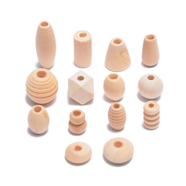 Geometrische Holzperlen Großhandel