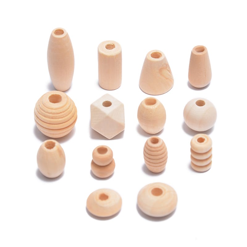 Geometrische Holzperlen Großhandel