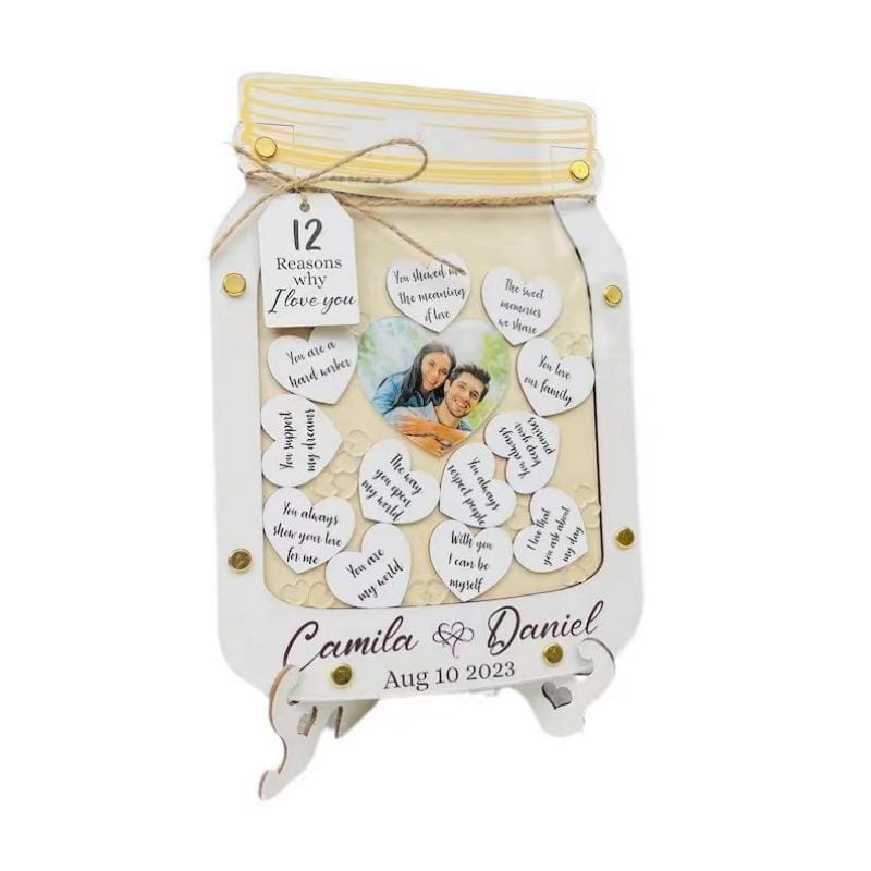 Geschenk aus Holz zur Hochzeit