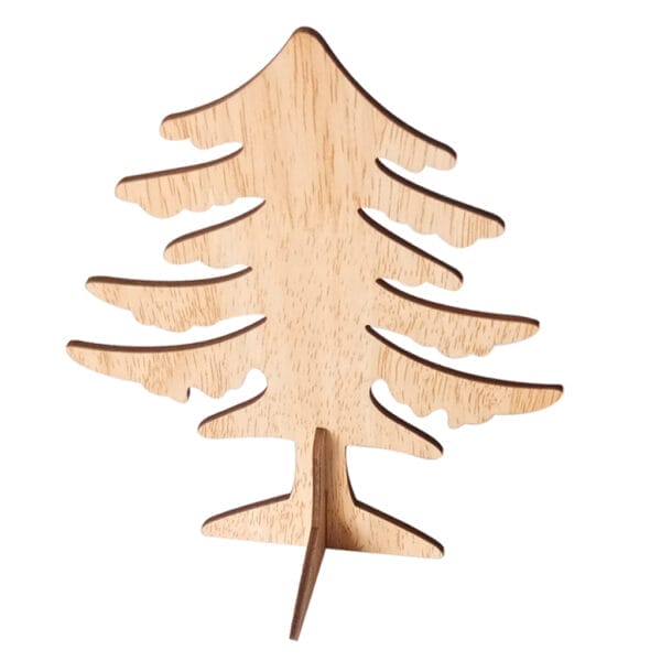 Christbaum aus Holz, perfekt zum Basteln an den Feiertagen und für den Großhandel.