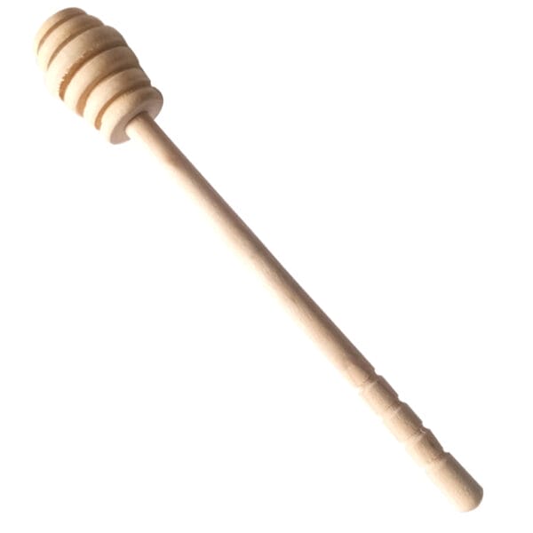 Honiglöffel aus Holz, hochwertiger Honigrührer für den praktischen Gebrauch.