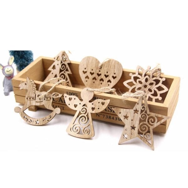 Holz Weihnachtsanhänger