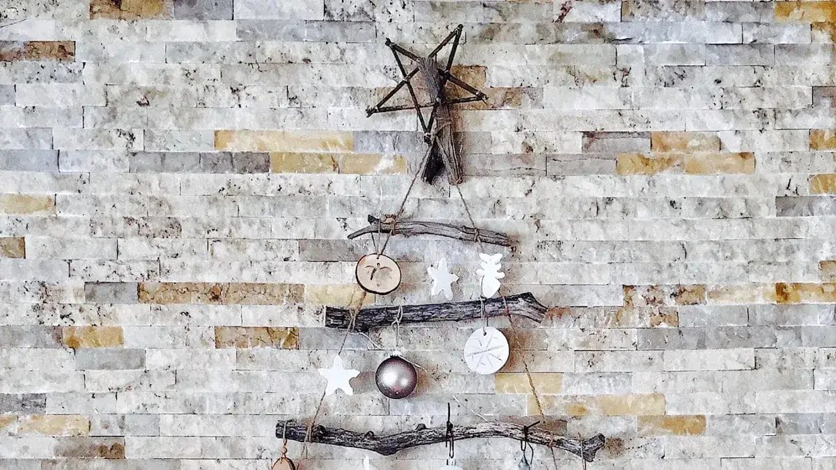 1. Bilderrahmen aus Holzstäbchen