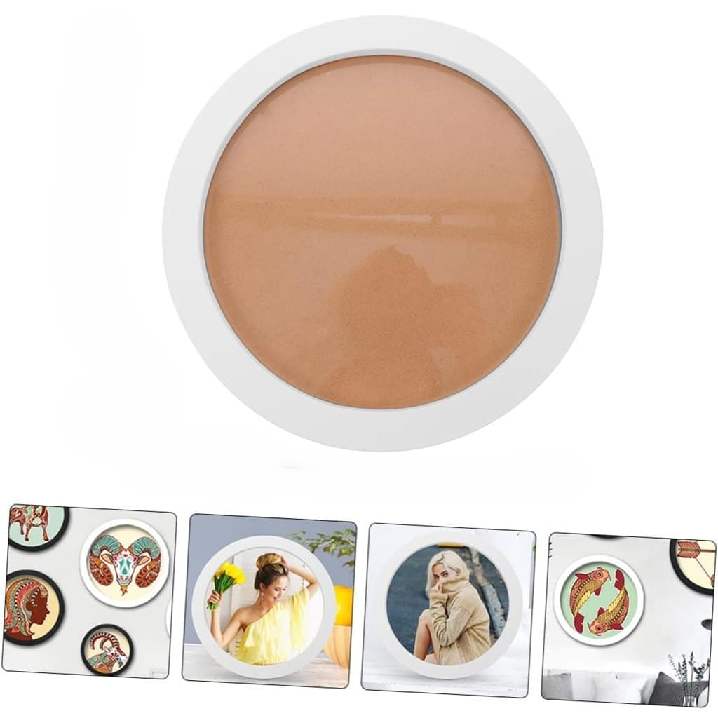 bilderrahmen rund holz