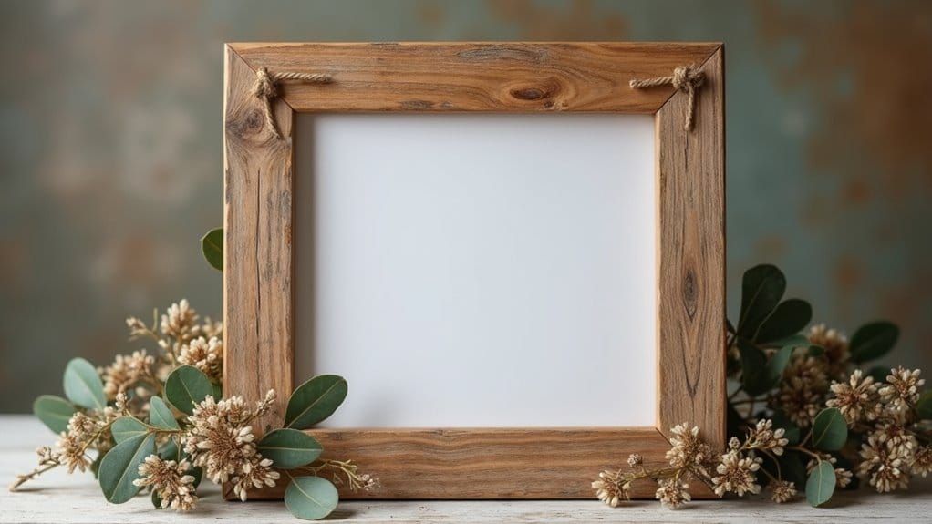 Holzrahmen für Fotos und Erinnerungen