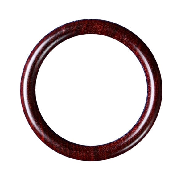 Dunkelroter Armreif aus Rosenholz, Großhandels-Holzarmband für Damen.