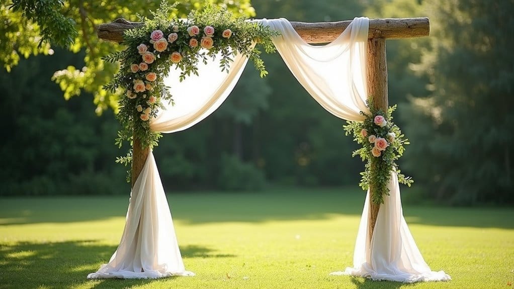 Hochzeitsbogen aus Holz