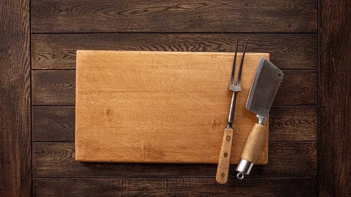 Hygiene bei holz oder kunststoff schneidebrett