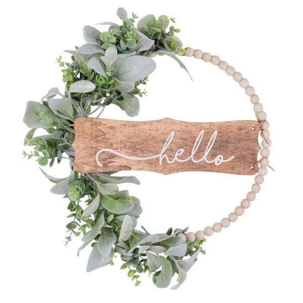 Hölzerne Hochzeit Kranz Dekoration