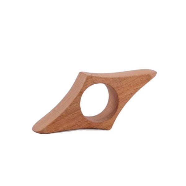 Seitenhalter aus Holz zum Lesen mit einer Hand. Praktisches Daumenlesezeichen.