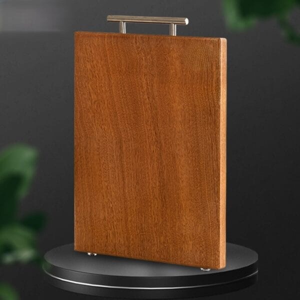 Edles Teakholz Schneidebrett mit Griff für die Küche. Großhandel Qualität.