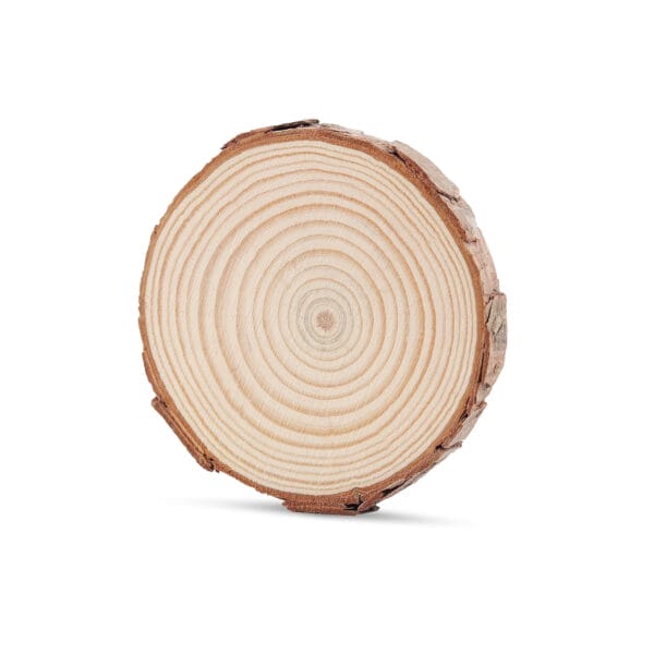 Runde Kiefernholzscheibe, Naturholzscheibe zum Basteln. Perfekt für DIY-Projekte.