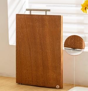 Edles Teakholz Schneidebrett mit Griff – hochwertiges Holz Küchenbrett