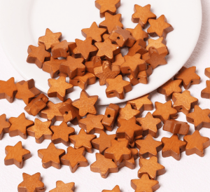 Stern Holzperlen, Großhandel sterne aus holzperlen, Five-Pointed Star Perlen