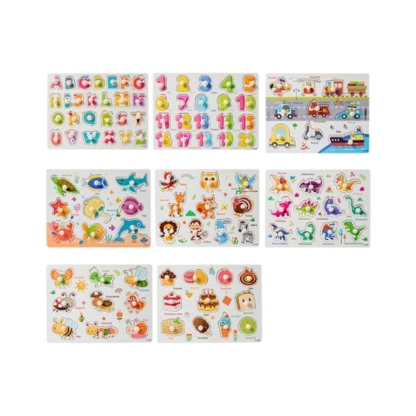 Steckpuzzle ab 1 Jahr – Montessori-Puzzle