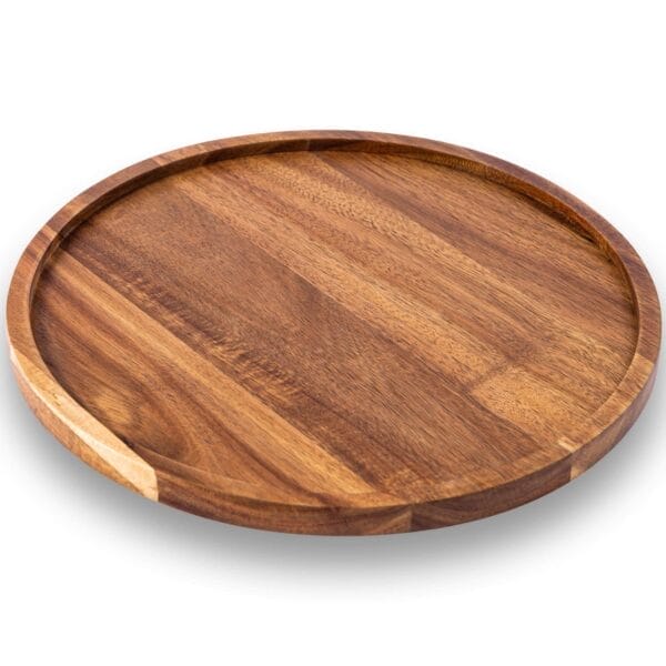 Tablett rund Holz
