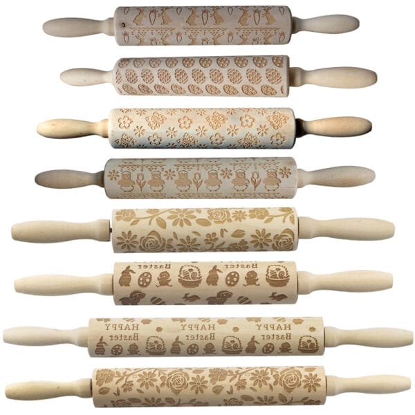 Teigrolle mit Muster