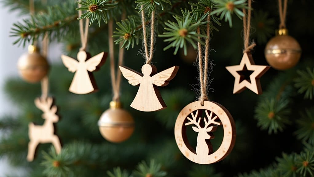 holz deko für weihnachten