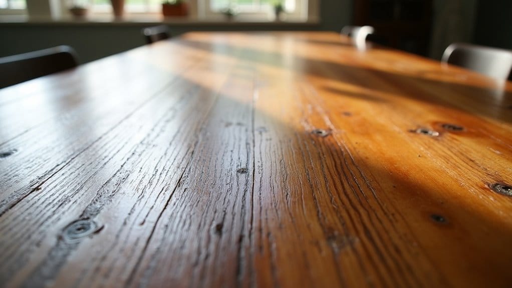 wie bekommt man wasserflecken aus holz