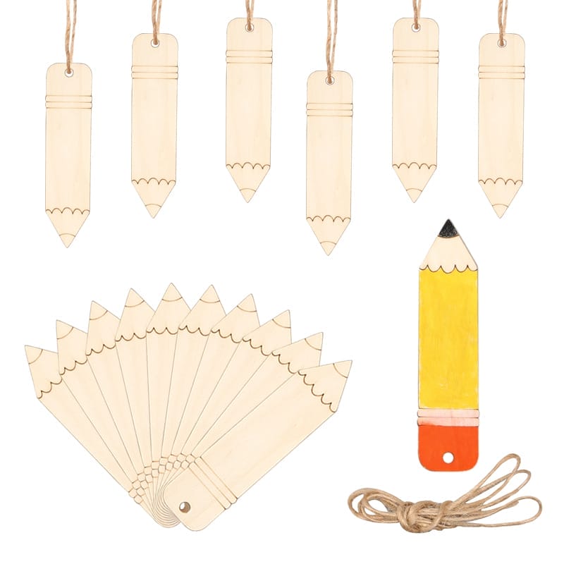 Personalisiertes Lesezeichen aus Holz