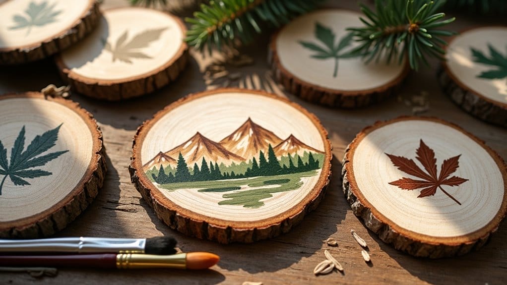 Holzscheiben bemalen: DIY Anleitung für kreative Holzprojekte