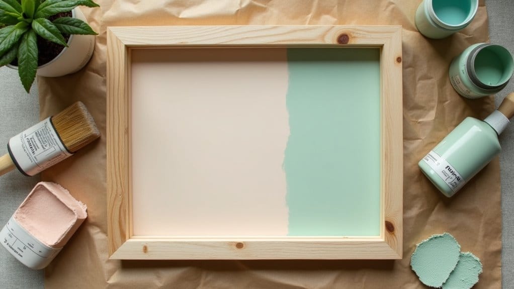 Holz Bilderrahmen Bemalen