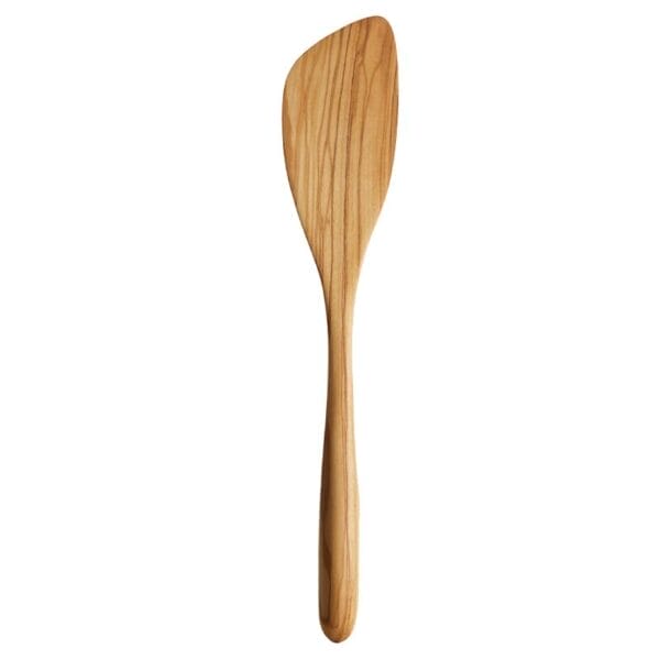 Holzspatel aus Olivenholz. Perfekt zum Kochen und Wenden.