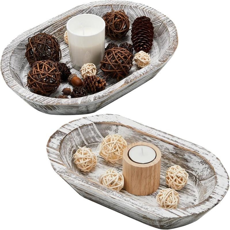 Holzschüssel – Rustikale Teigschüssel für die Küche