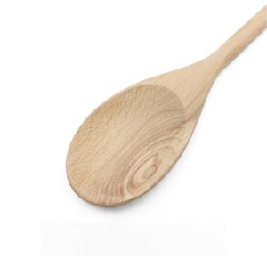 Unbehandelter Buchenholz-Kochlöffel, ideal zum Rühren.