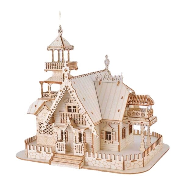 3D Holzpuzzle Villa