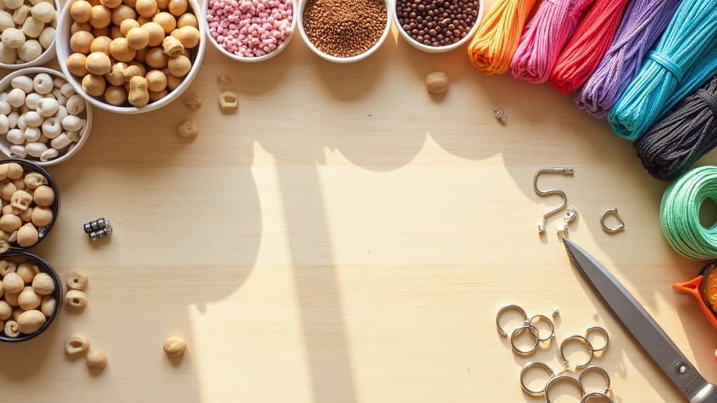 schlüsselanhänger holzperlen selber machen