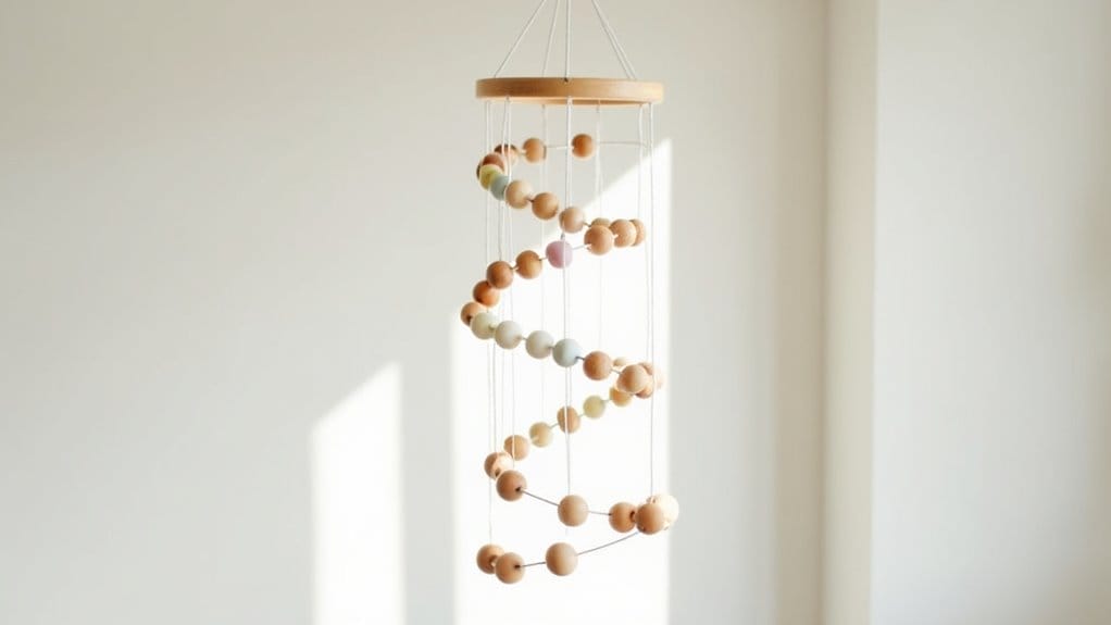 basteln mit holzperlen