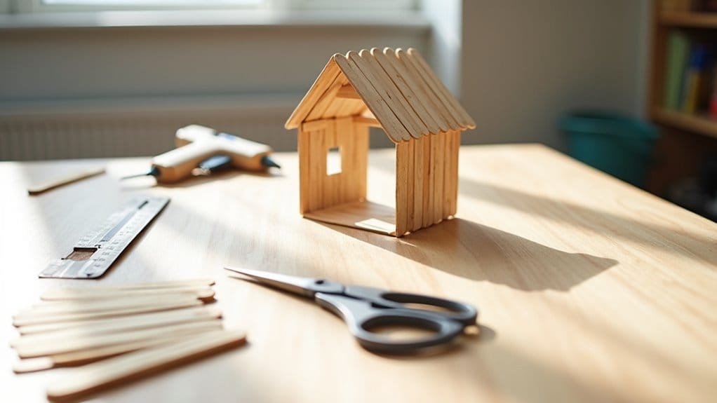 Haus aus Holzstäbchen basteln: Eine Schritt-für-Schritt-Anleitung für dein kreatives Projekt