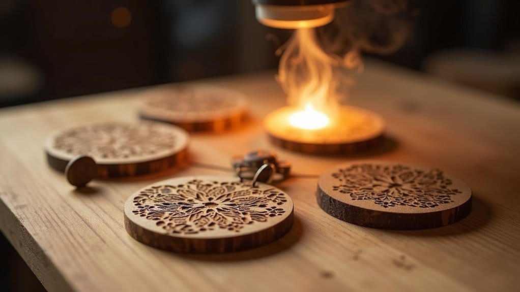 Holzschmuck lasern: Der elegante Weg zu individuellen Designs für Schmuckstücke