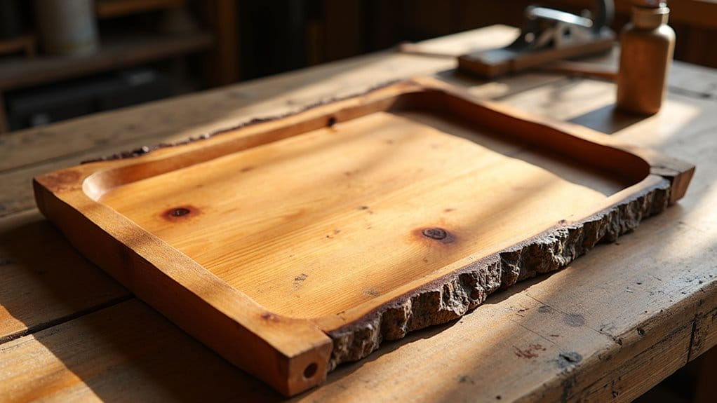 Rustikales Tablett aus Holz selber machen: Einfache DIY-Anleitung für dein individuelles Holztablett