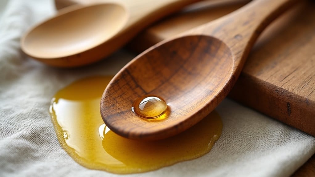 holz küchenutensilien ölen