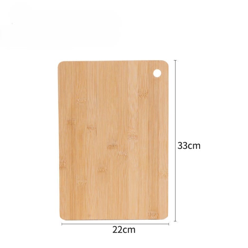 Großes, dickes Bambus-Schneidebrett, 22 cm x 33 cm, perfekt für den Einsatz in der Küche.