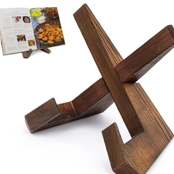 Holzständer für Rezepte