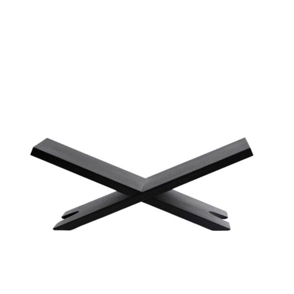 Schwarzer Vintage-Zeitschriftenständer zum Ausstellen oder Lesen