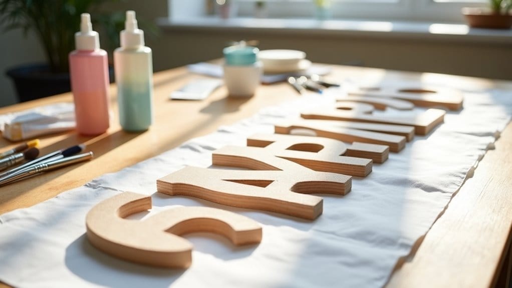 holzbuchstaben bemalen