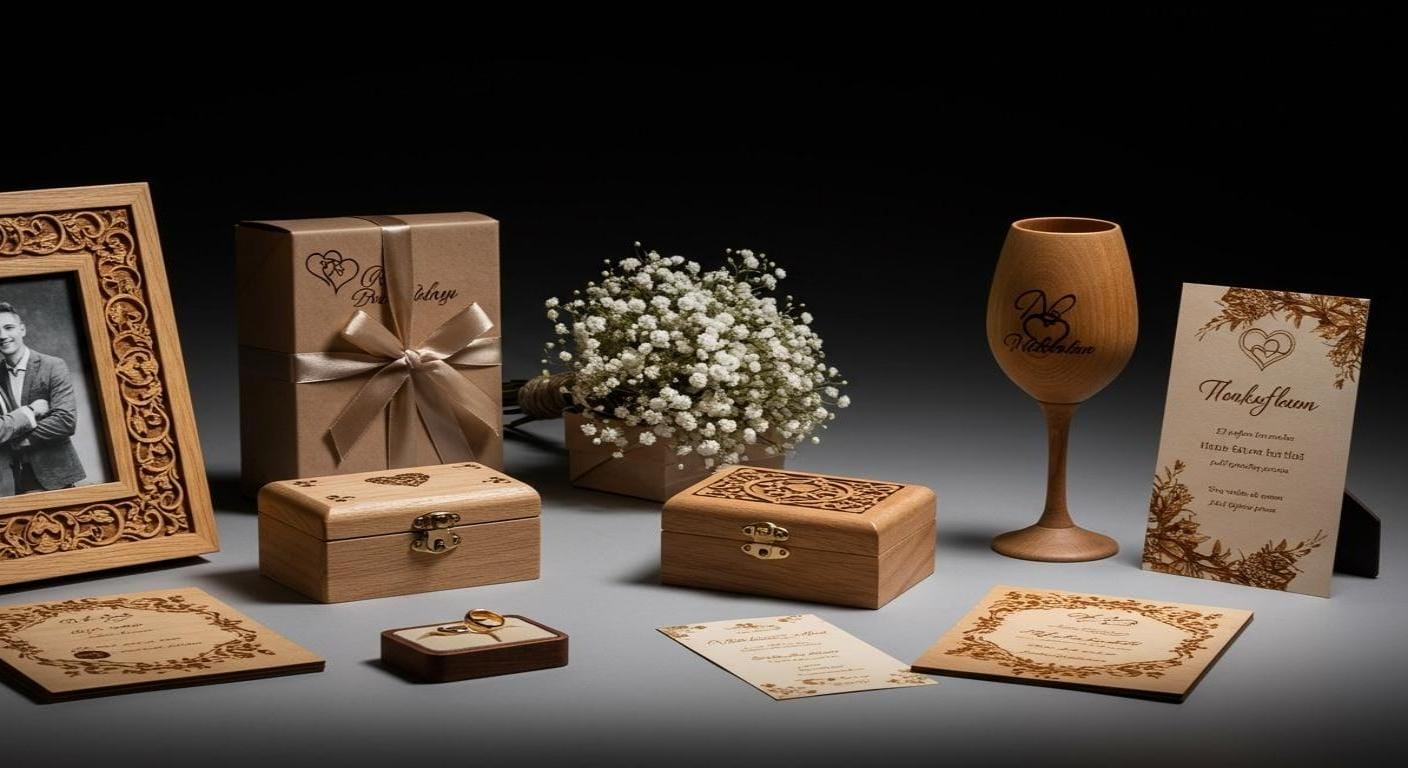 10 Unikate als Hochzeitsgeschenke aus Holz, die 2025 im Trend liegen