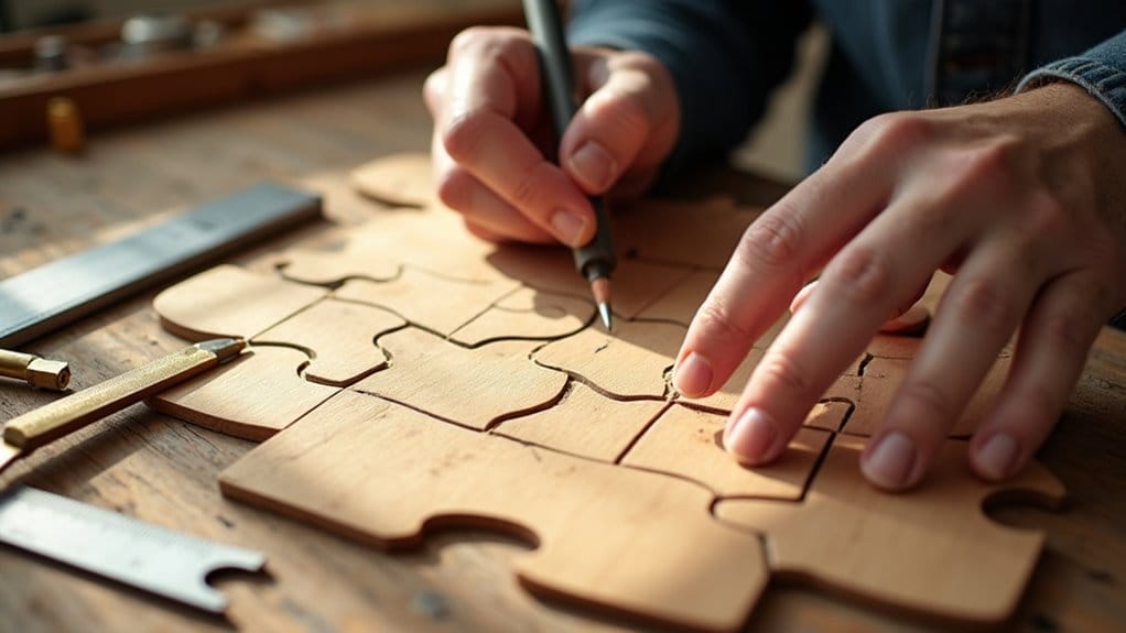 herstellung von holzpuzzles