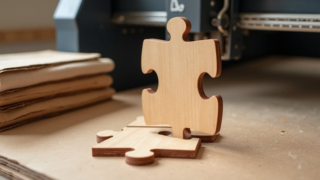 herstellung von holzpuzzles