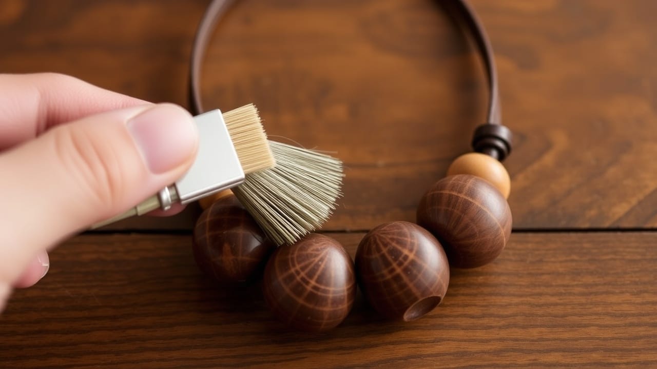 holzschmuck reinigen