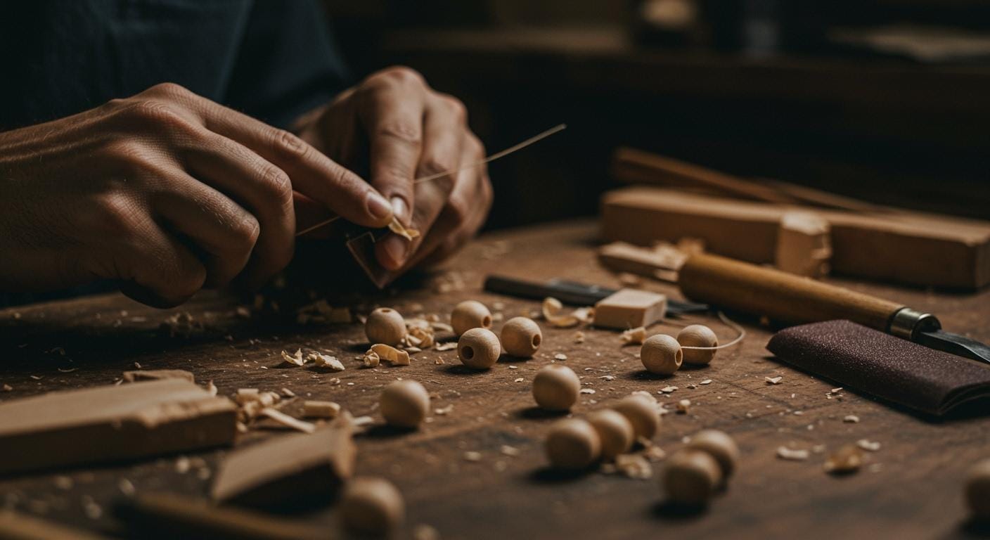 wie werden holzperlen hergestellt